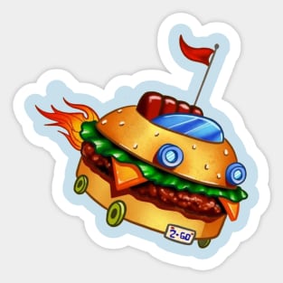 burger car Sticker